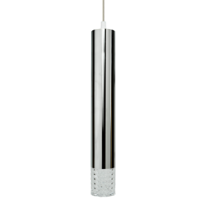 Suspension TUBI GU10 - chrome/transparent