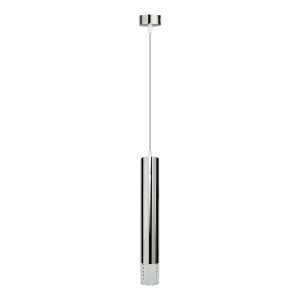 Suspension TUBI GU10 - chrome/transparent