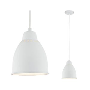 Suspension végétale Neordic HILLA E27 - blanc