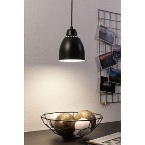 Suspension végétale Neordic HILLA E27 - noir