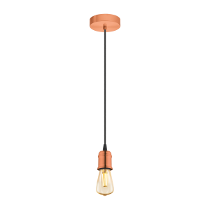 Suspension YORTH Ø10 E27 - cuivre